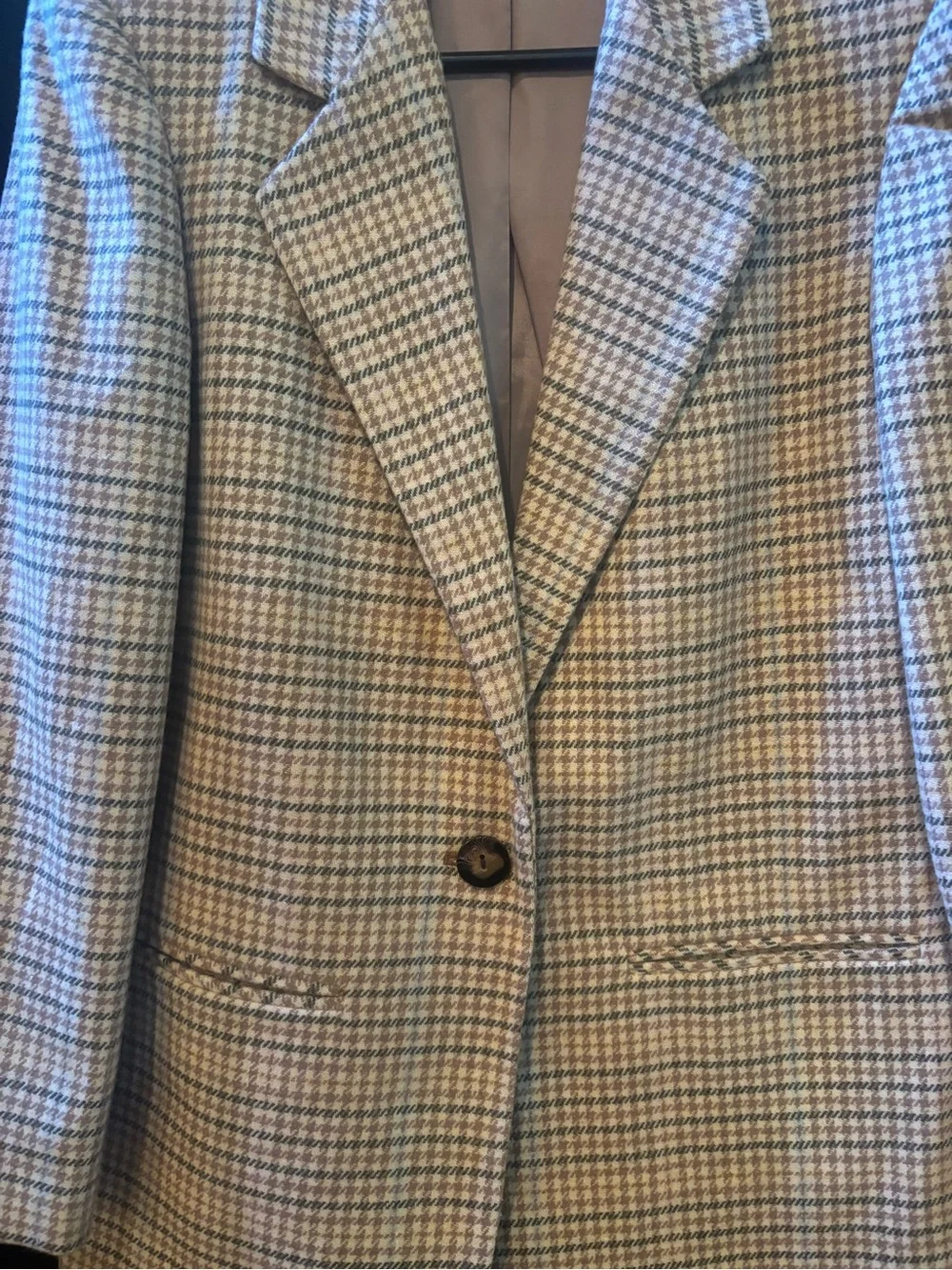 Savannah plaid blazer
